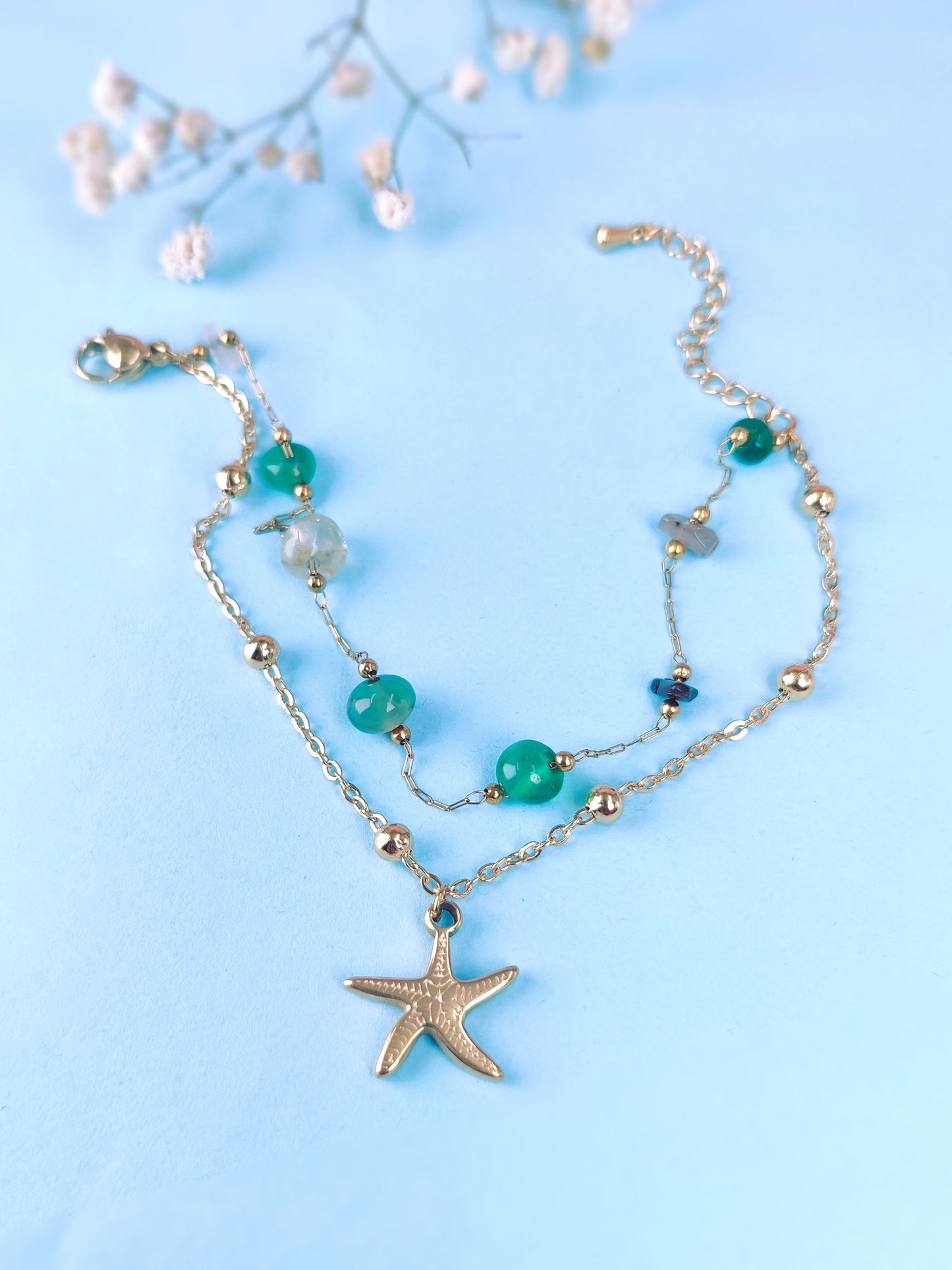 Sea Sparkle Charm Bracelet