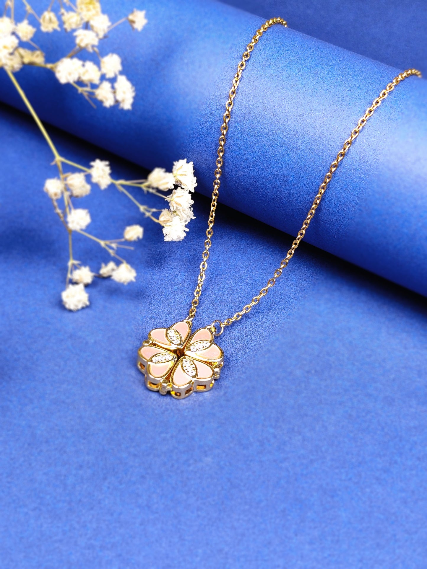 2in1 Golden Heart Necklace