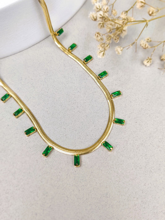 Emerald Christie Necklace
