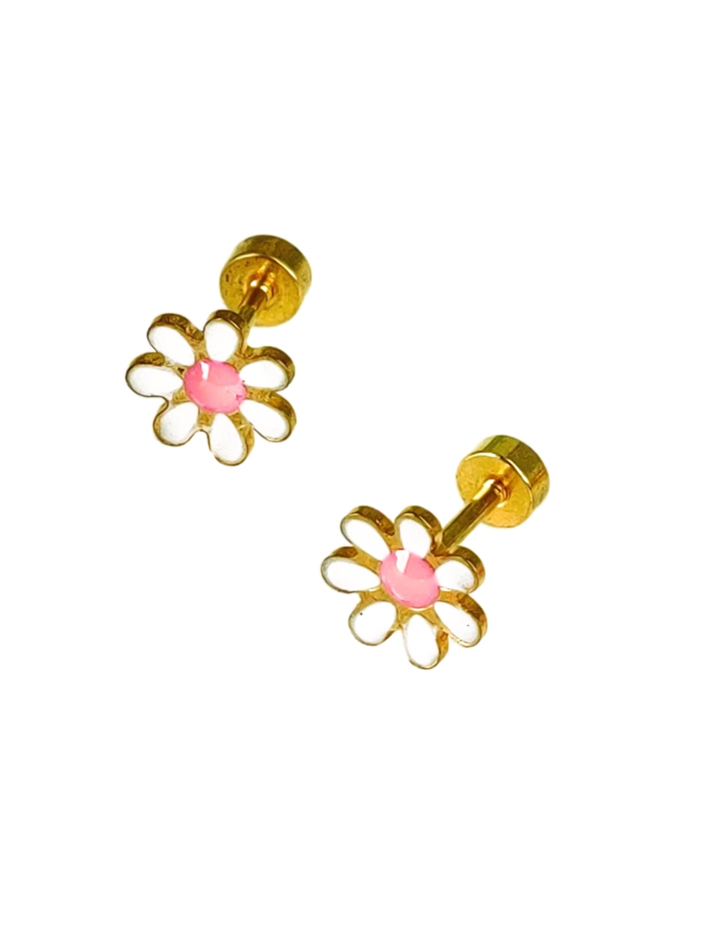 Daisy Second Piercing Studs (white)