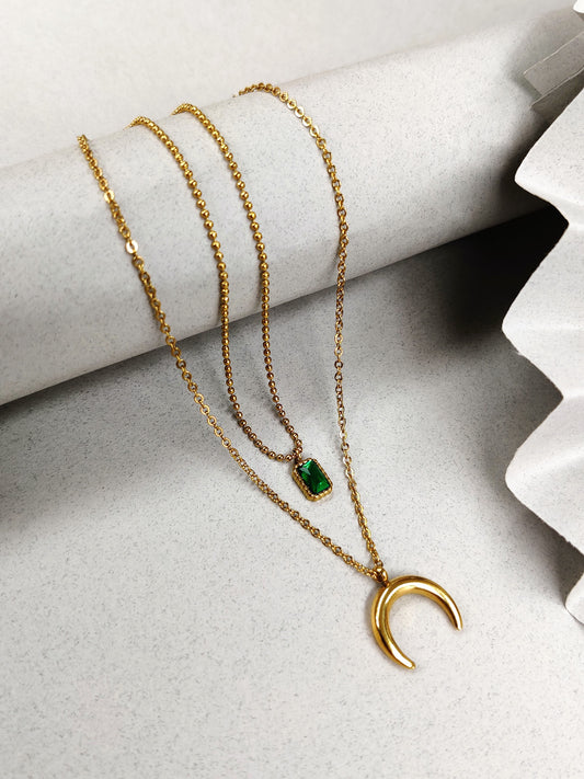 Emera Luna Layered Necklace
