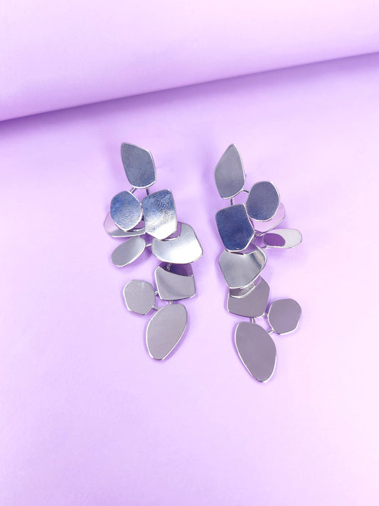 Silver  Monica Earrings