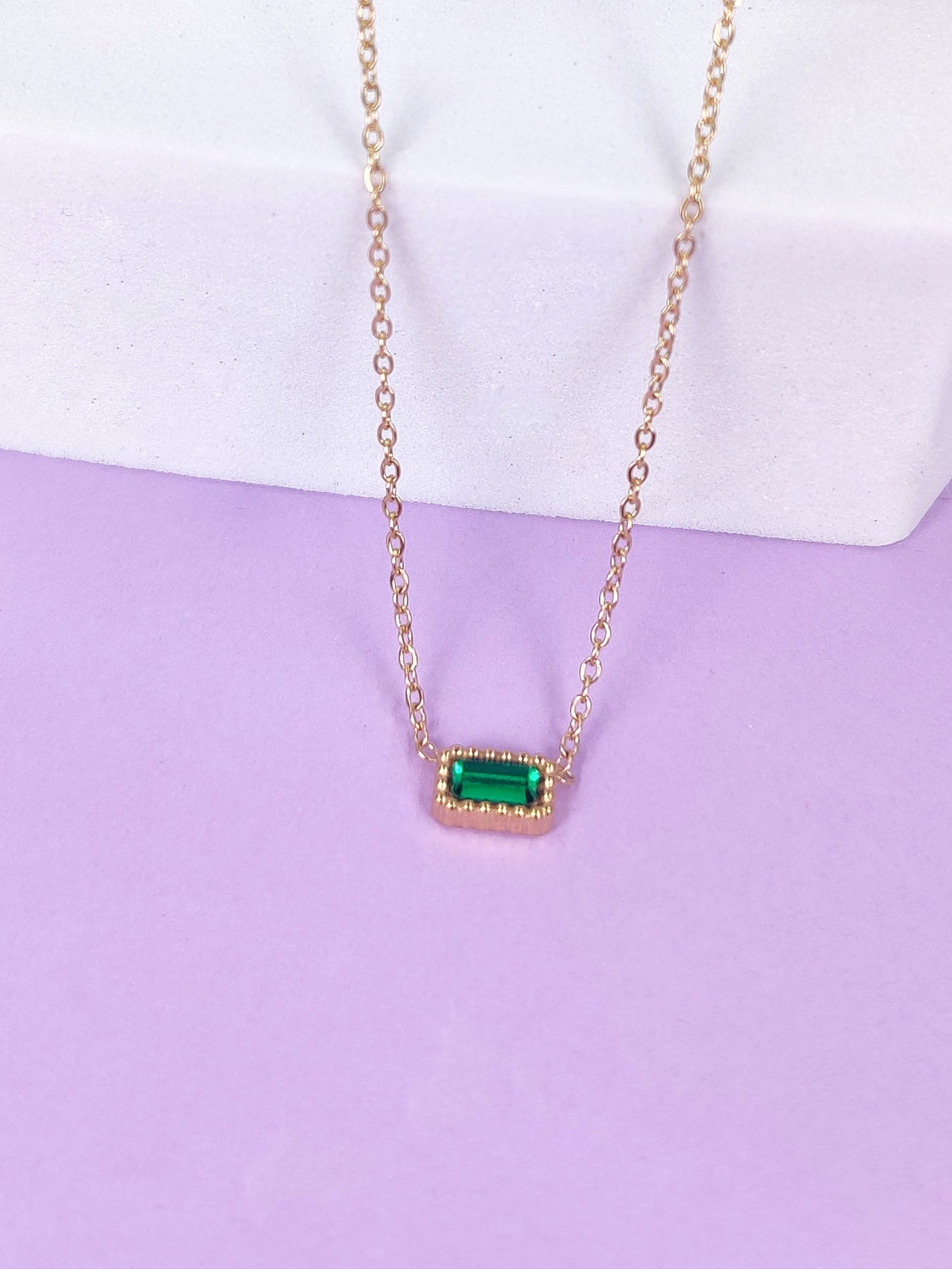 Elegance Emerald Necklace
