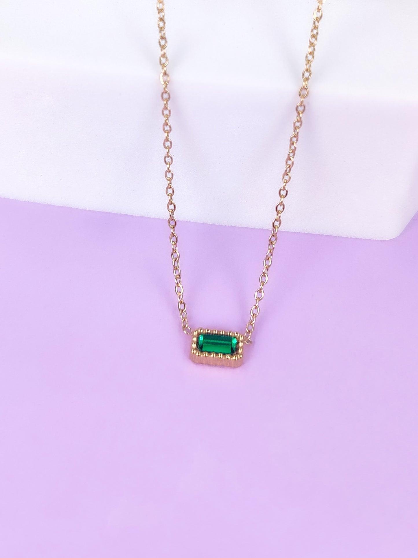 Elegance Emerald Necklace