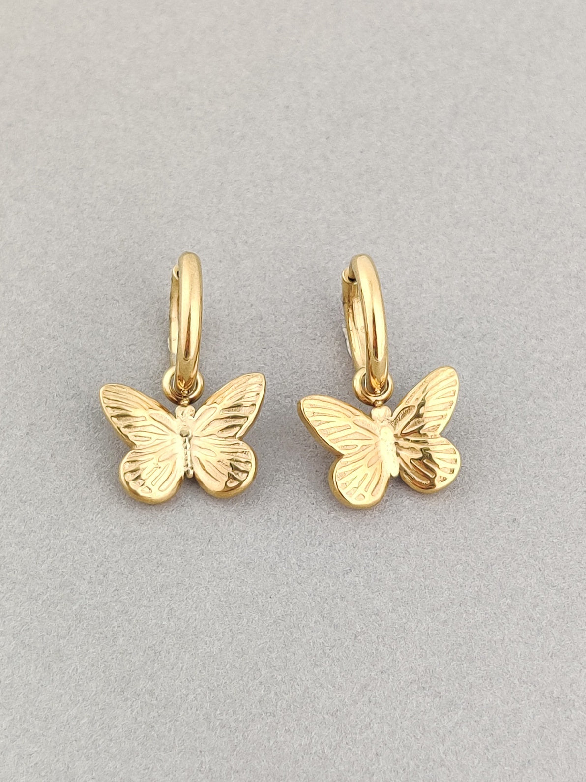 Natalie Butterfly Hoops