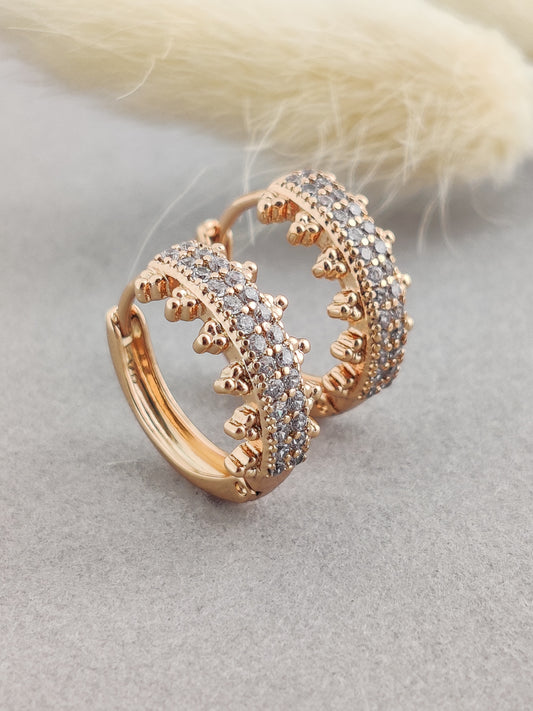 Demi Dazzle Huggie Hoops