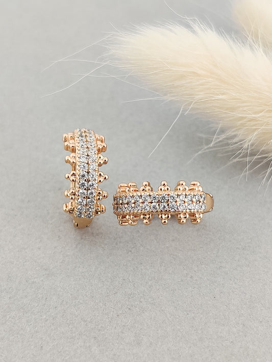 Demi Dazzle Huggie Hoops