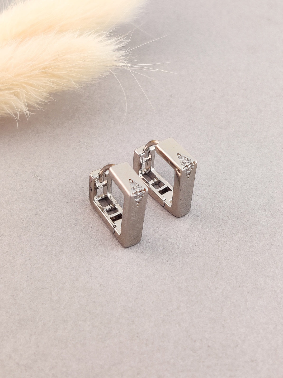 Caroline Huggie Hoops