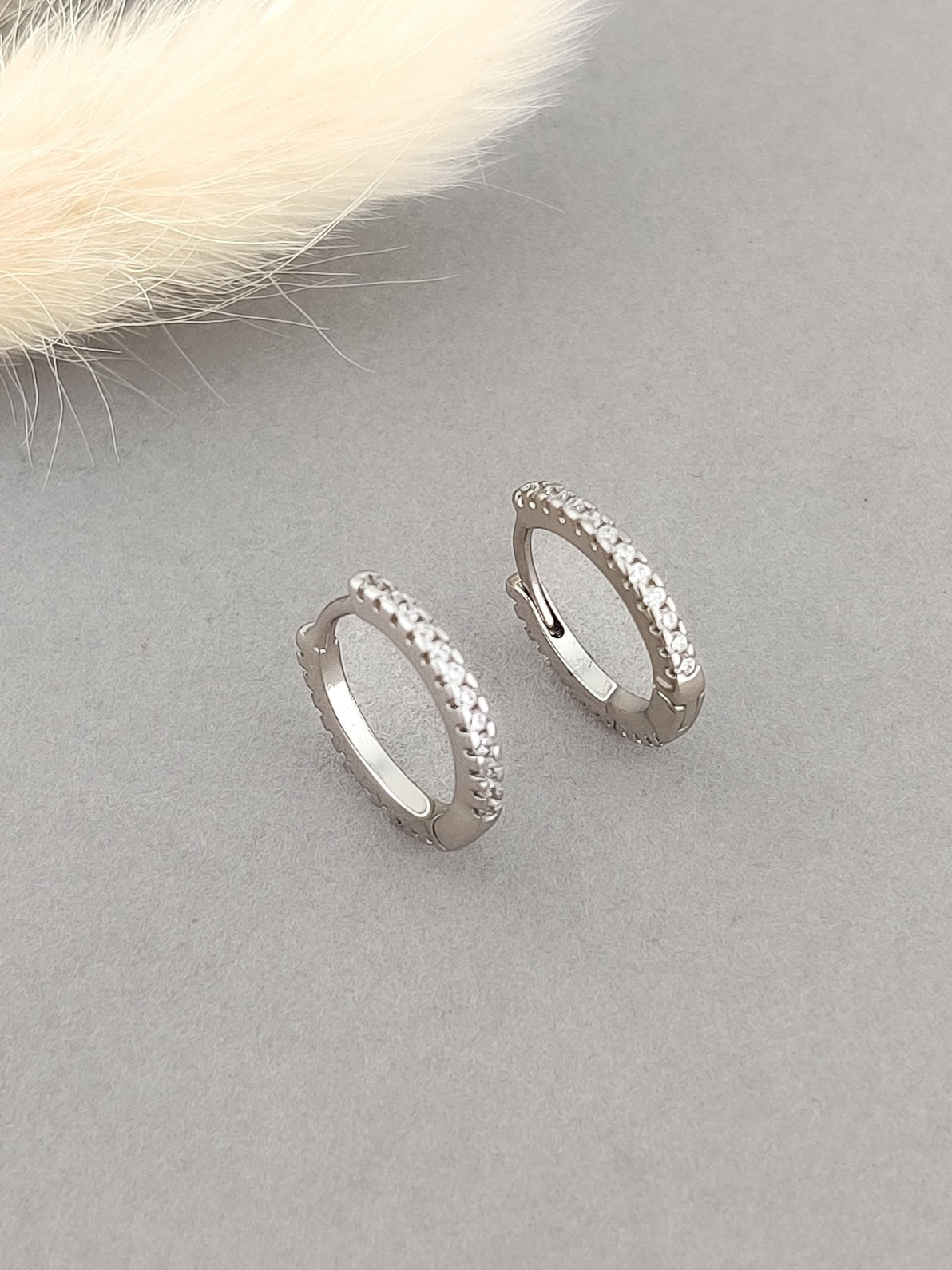Classic Huggie Hoops (Silver)