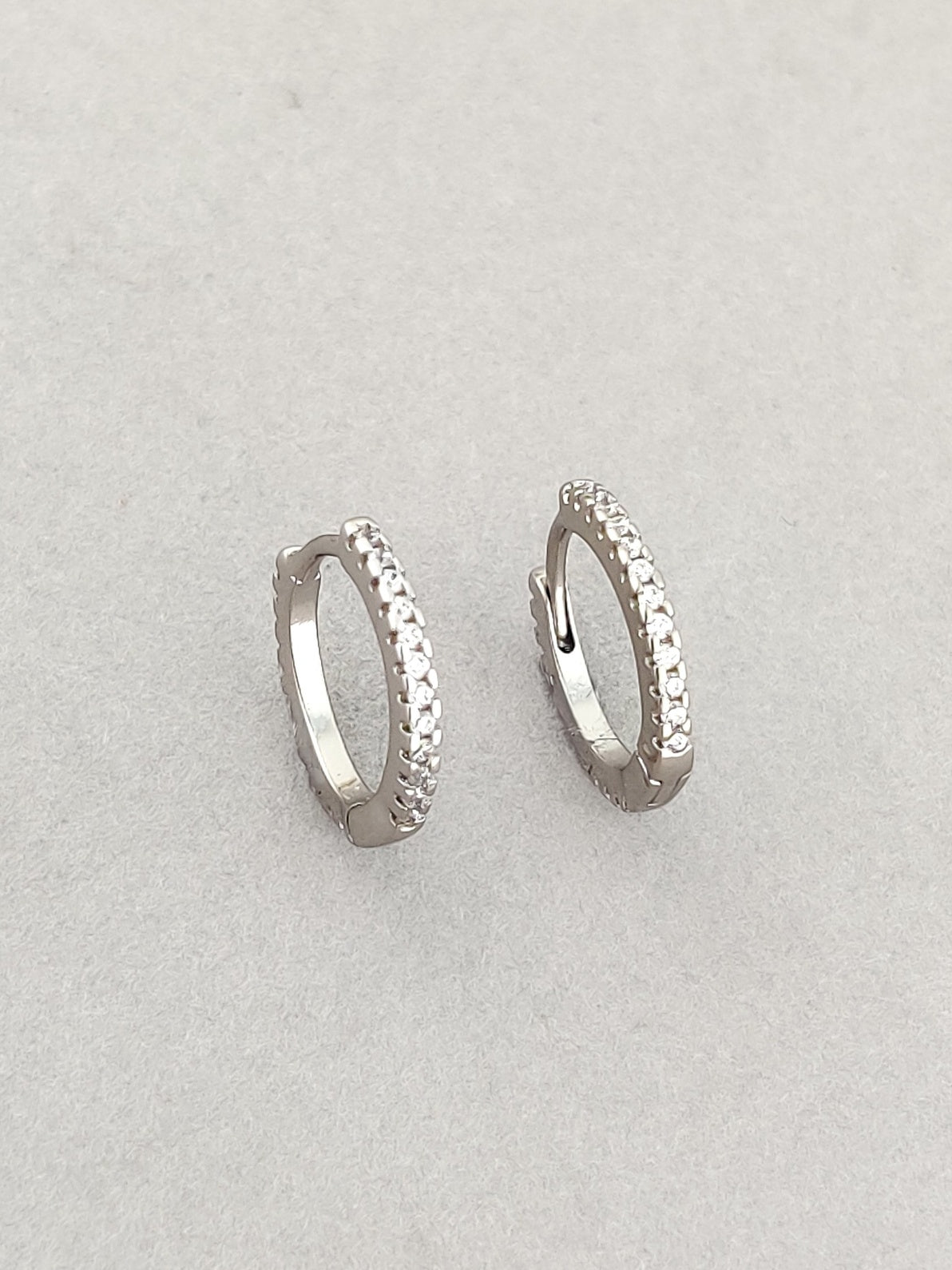 Classic Huggie Hoops (Silver)