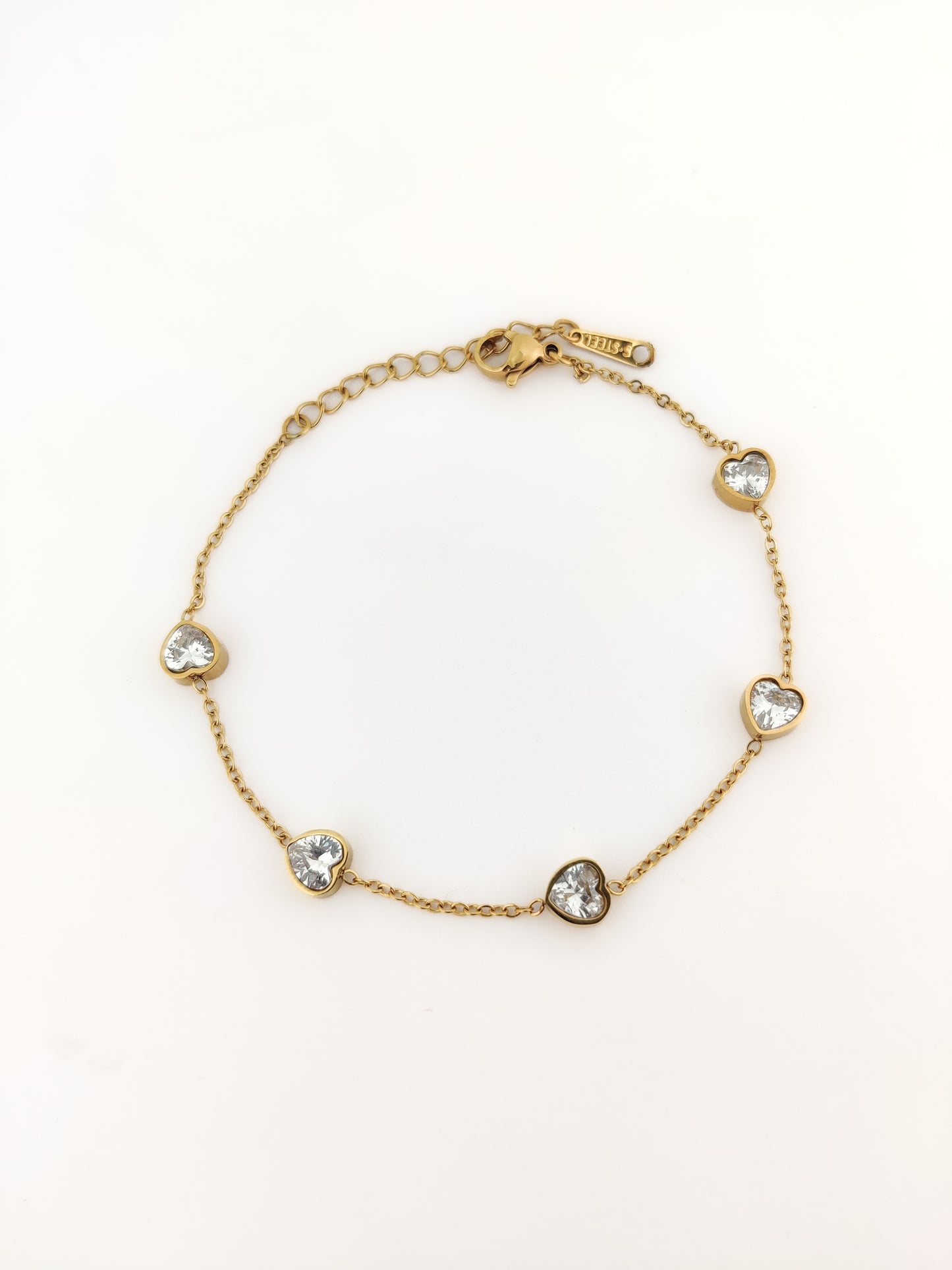 Sparkle Heart Bracelet