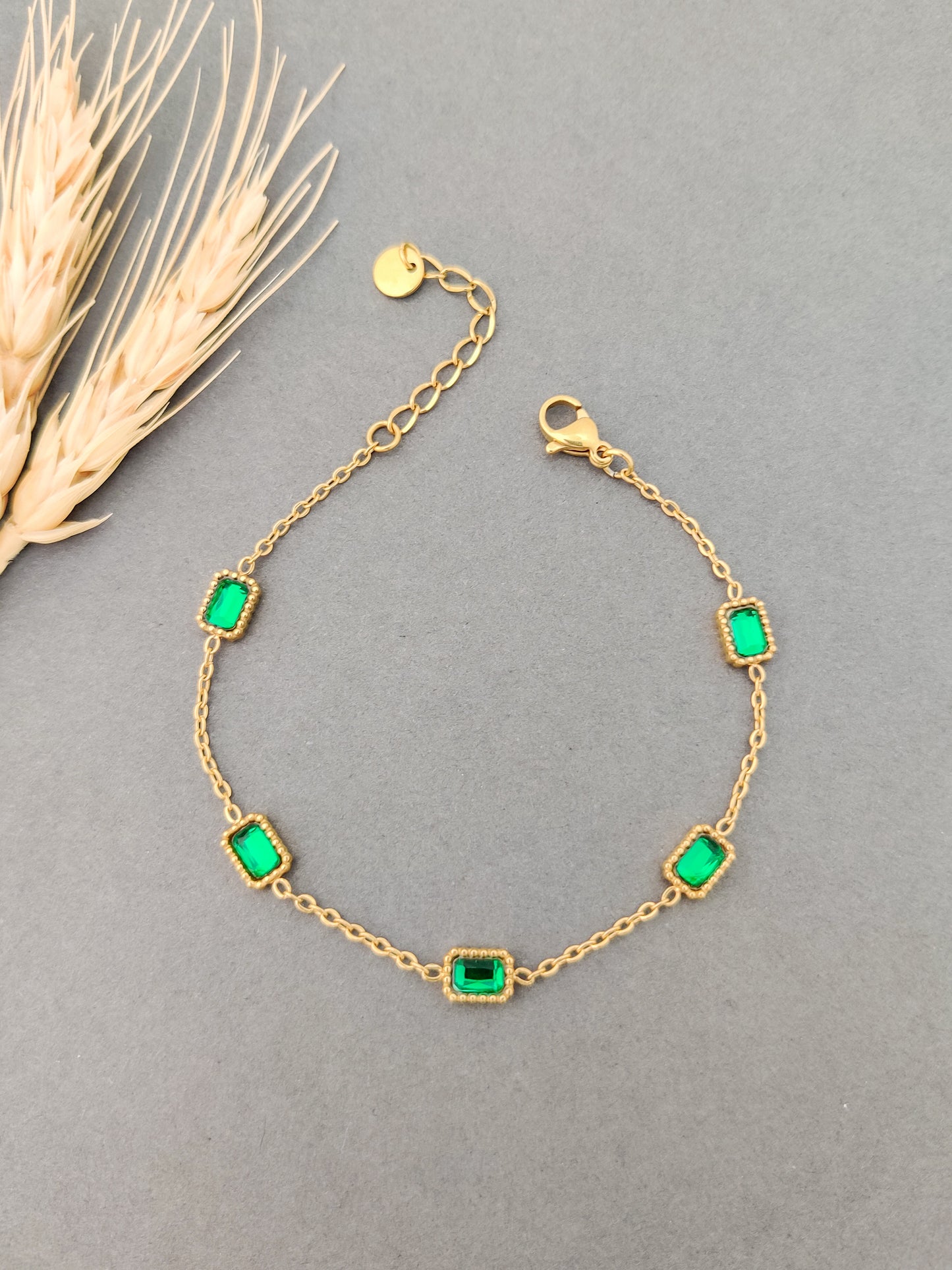 Mira Emerald Bracelet