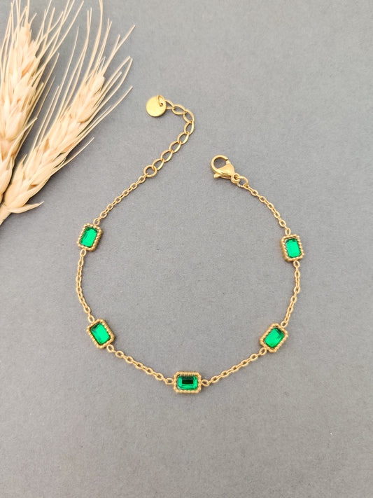 Mira Emerald Bracelet