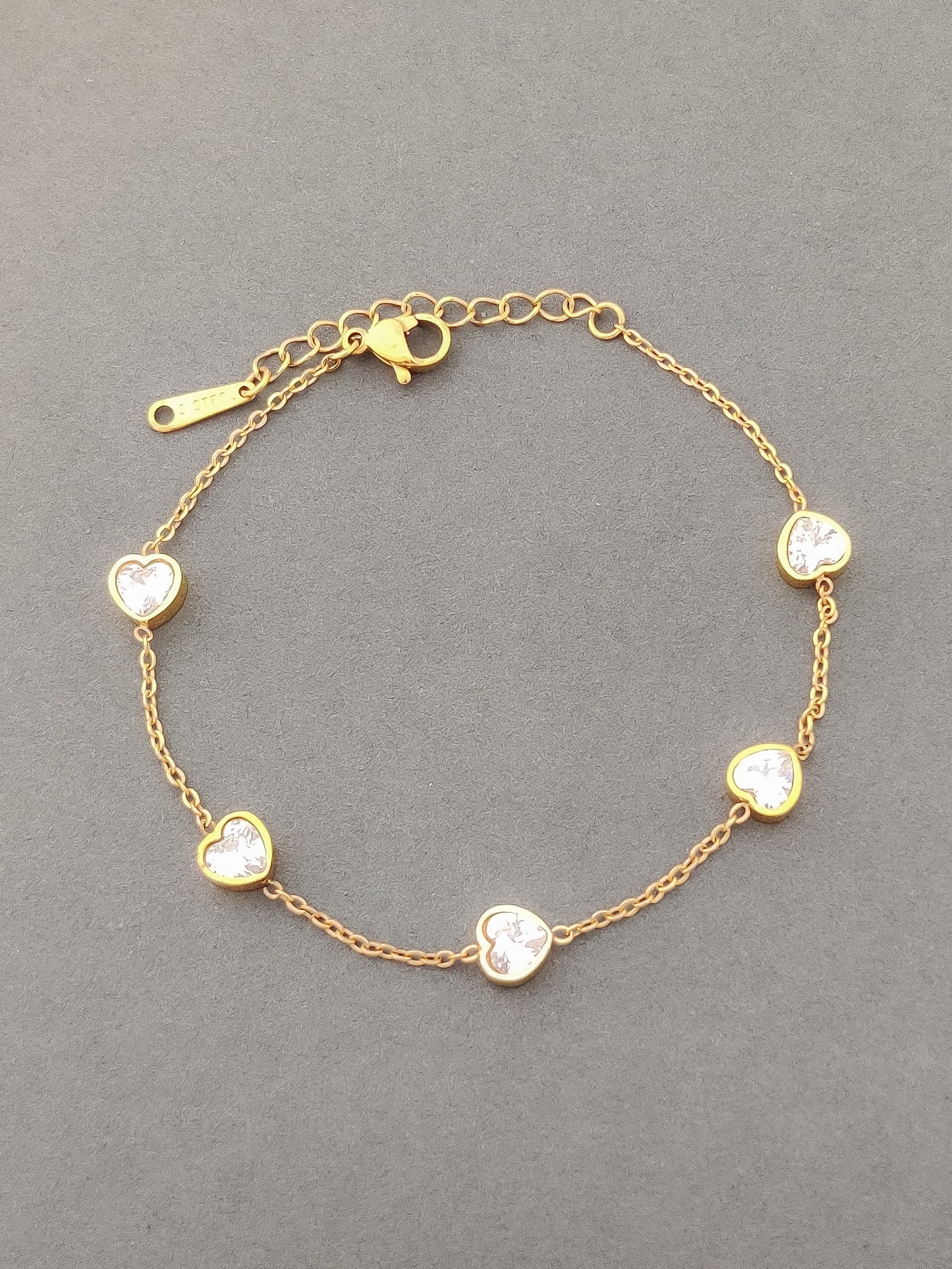 Sparkle Heart Bracelet