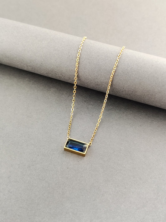 Blue Lava Necklace