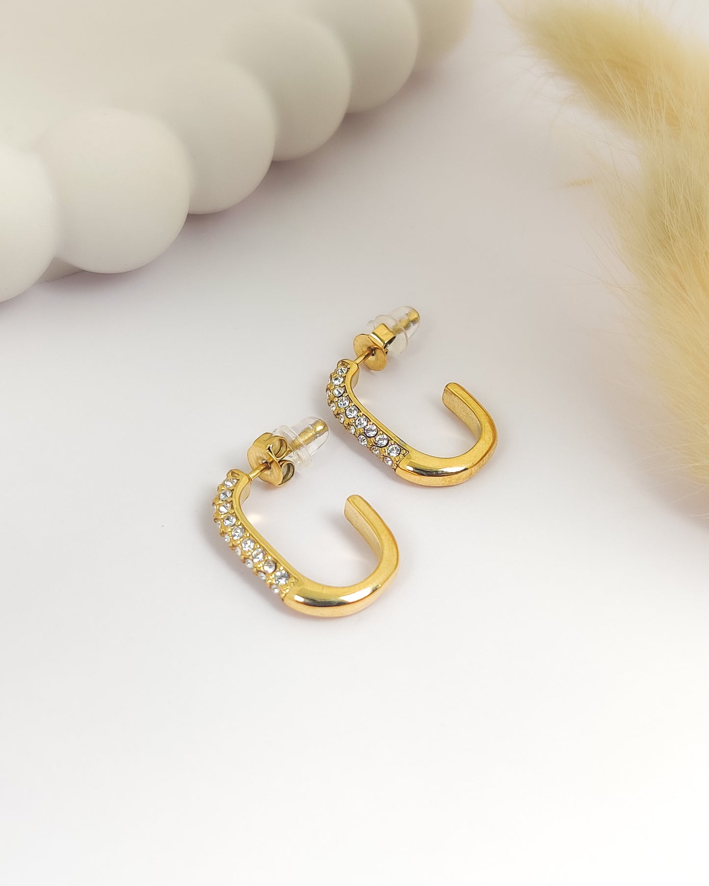 Golden Curve Earrings