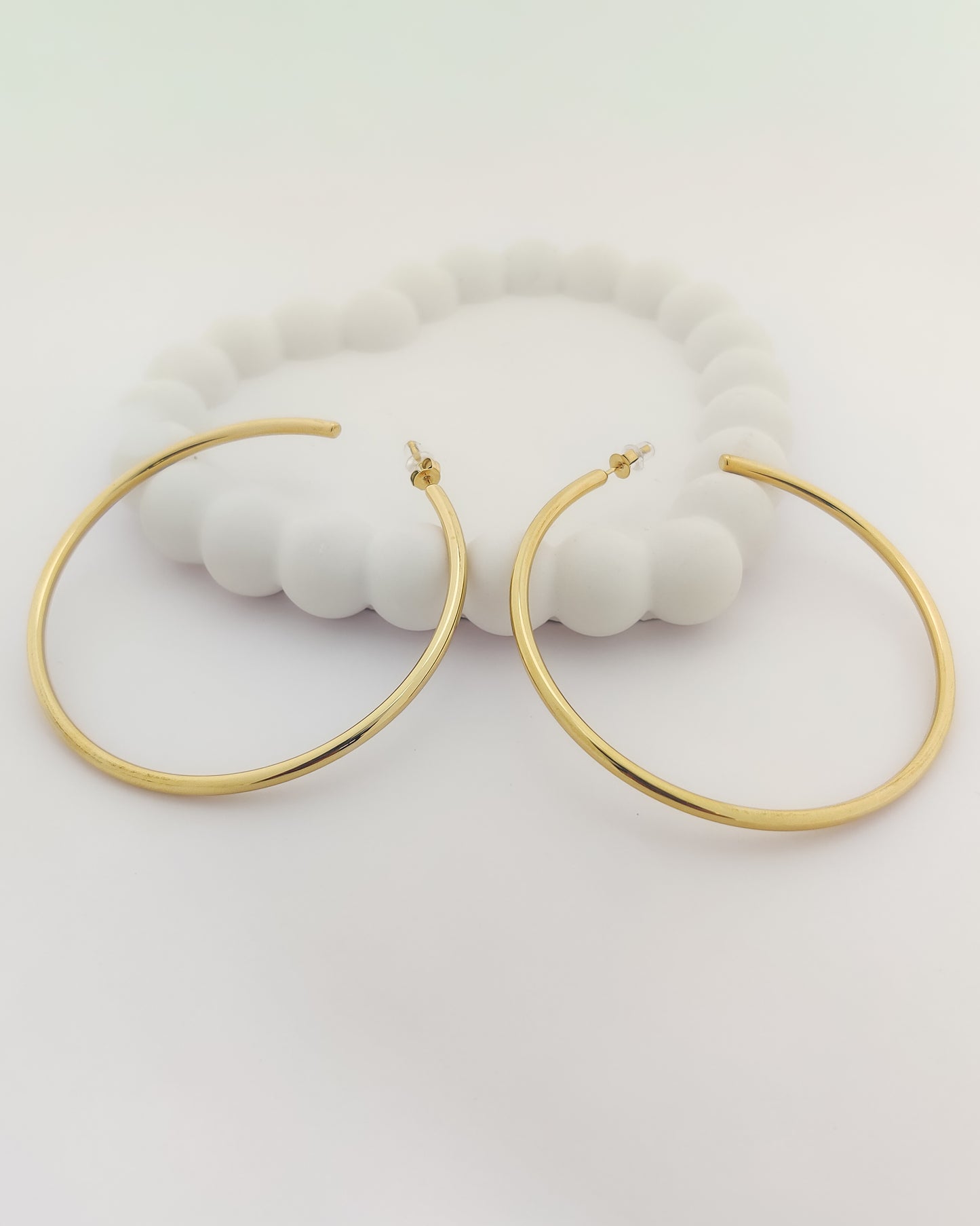 Golden Halo Hoops