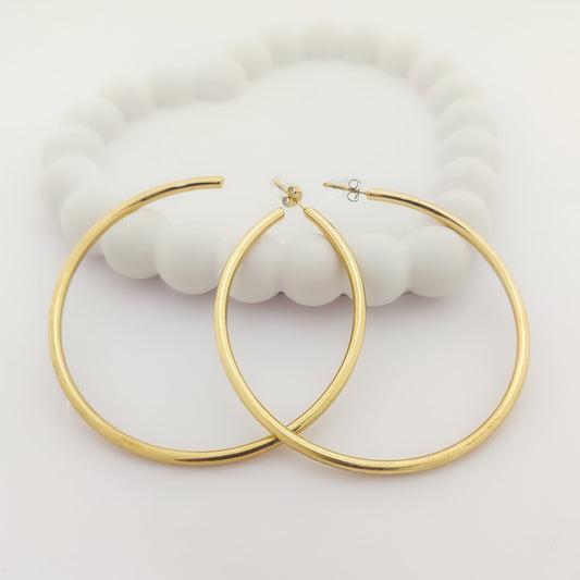 Golden Halo Hoops