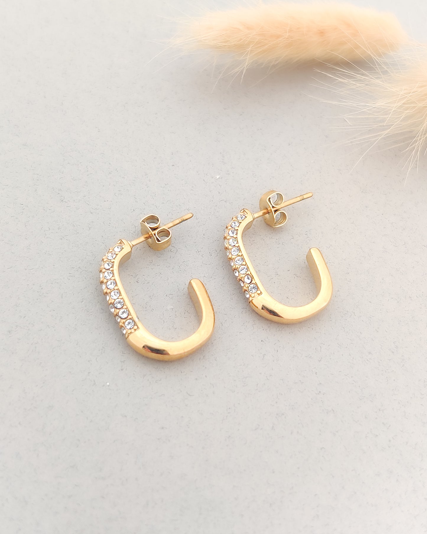 Golden Curve Earrings
