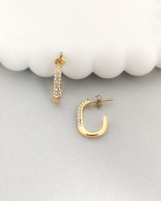 Golden Curve Earrings