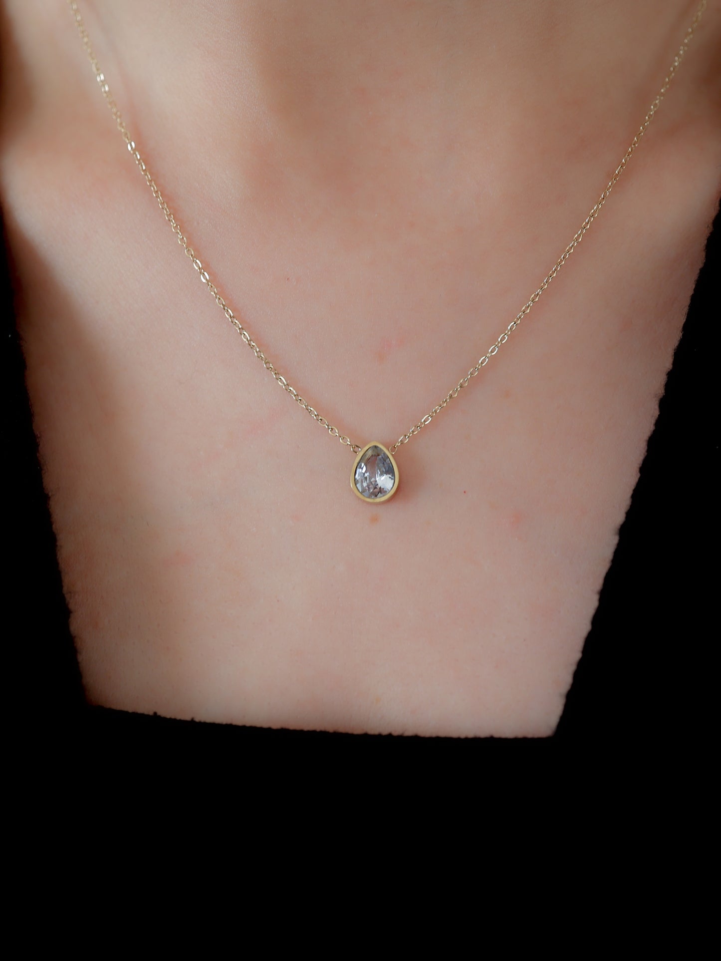 Crystal Water Drop Necklace