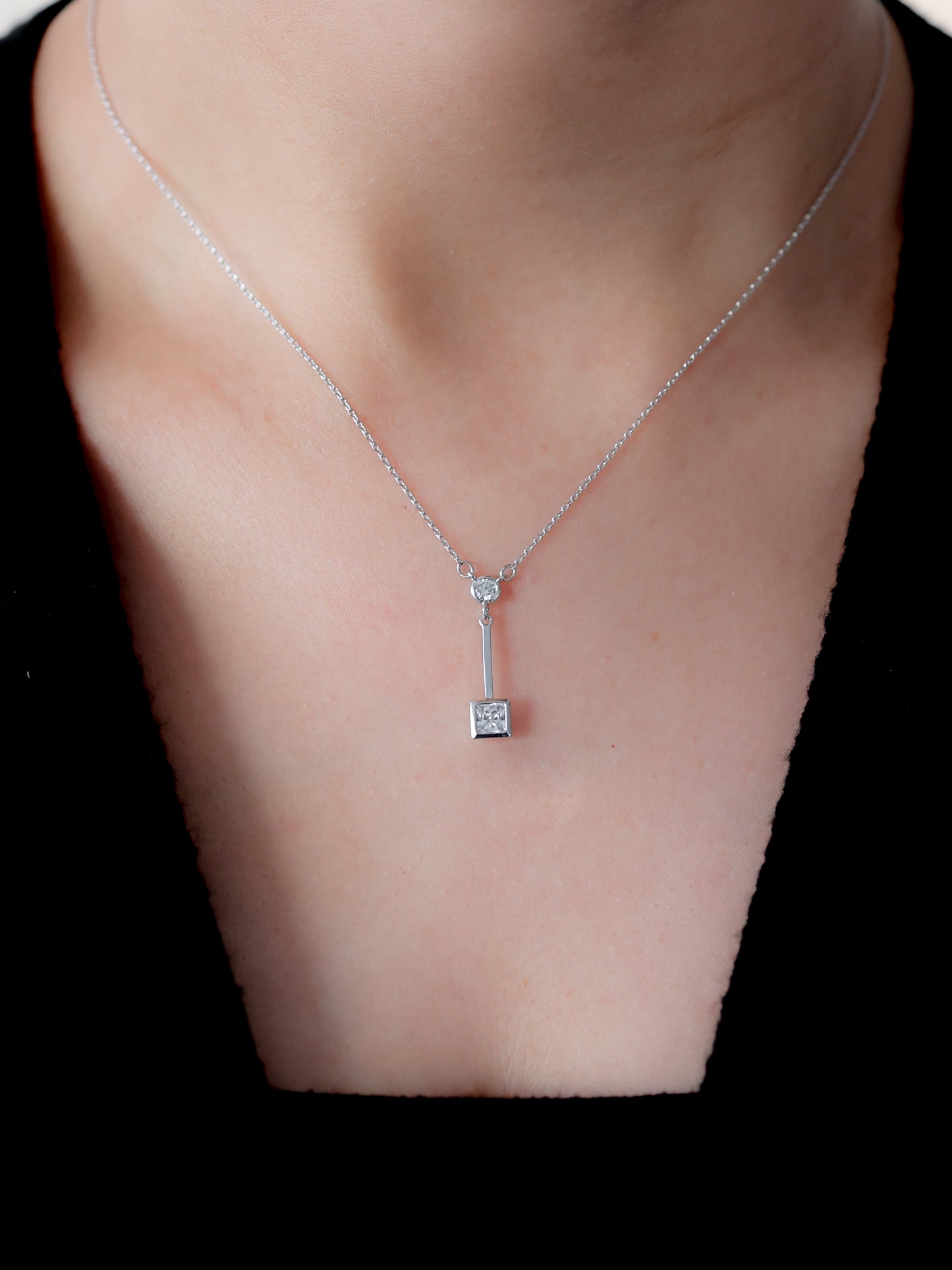 Crystal Hammer Necklace