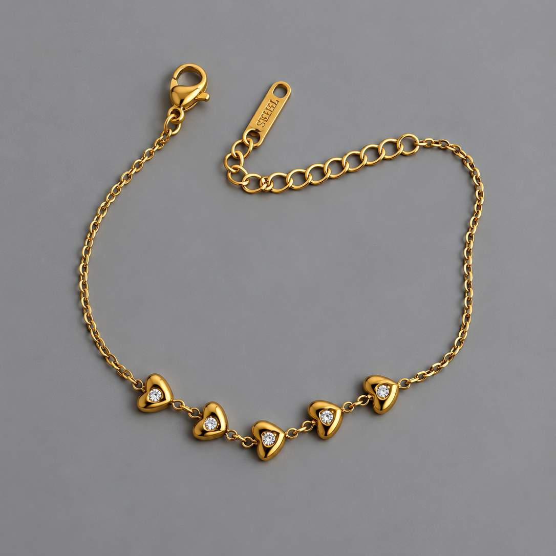 Mira Heart Bracelet