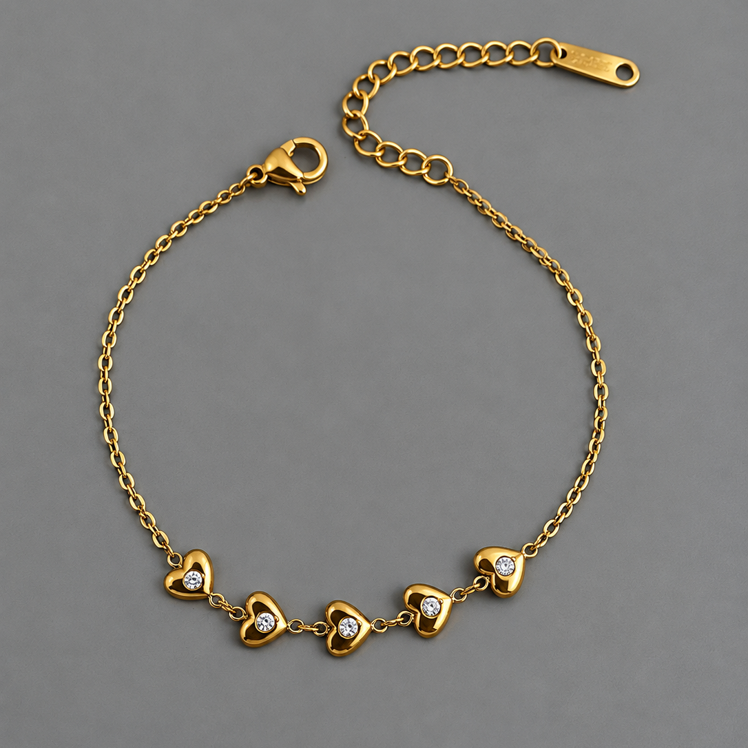 Mira Heart Bracelet