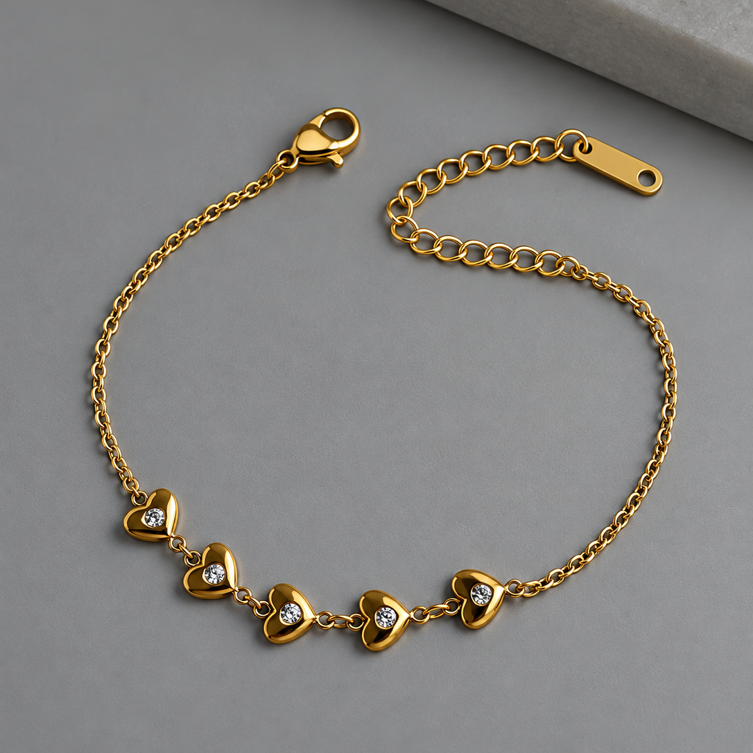 Mira Heart Bracelet