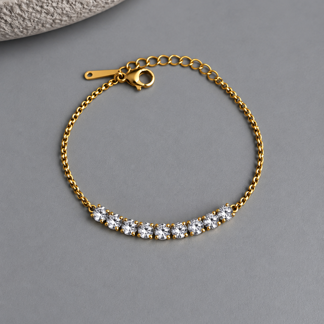 Liora Crystal Link Bracelet