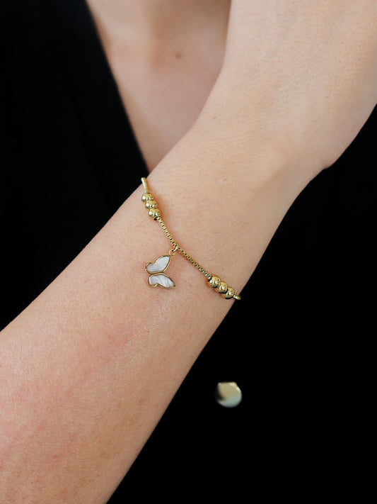 Ian Butterfly Charm Bracelet