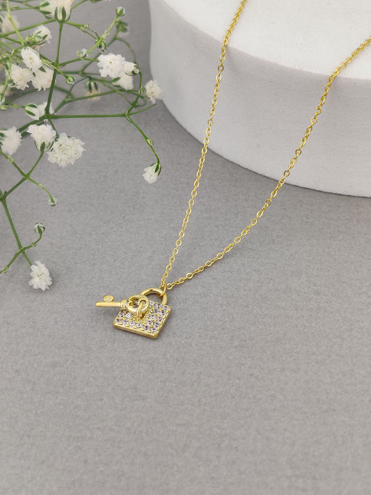 Lock & Key Necklace