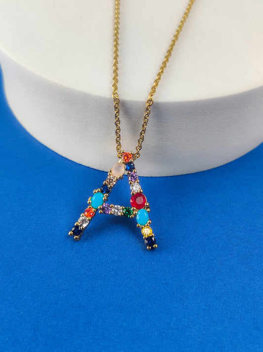 Monogram Letter A Necklace
