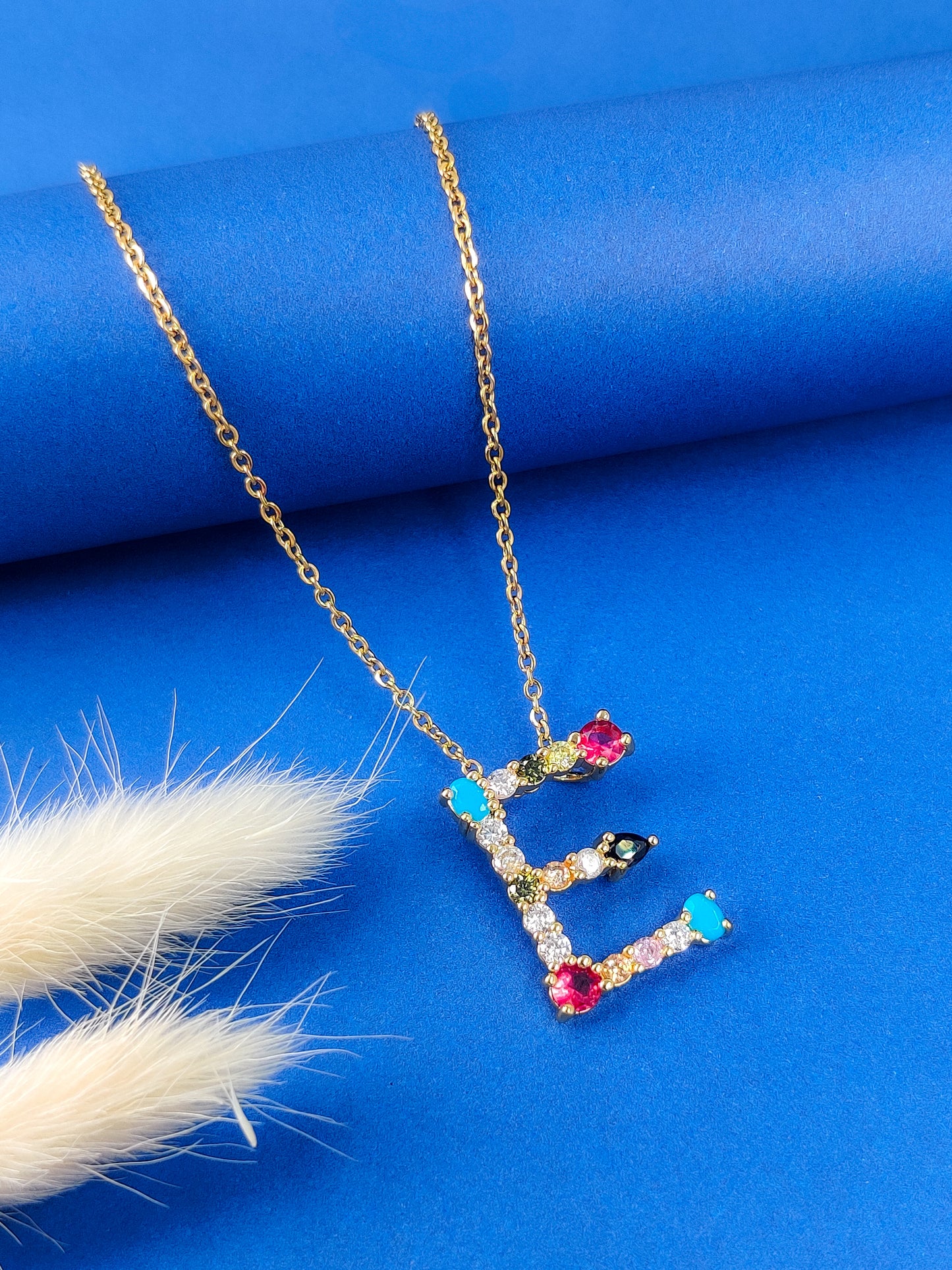 Monogram Letter E Necklace