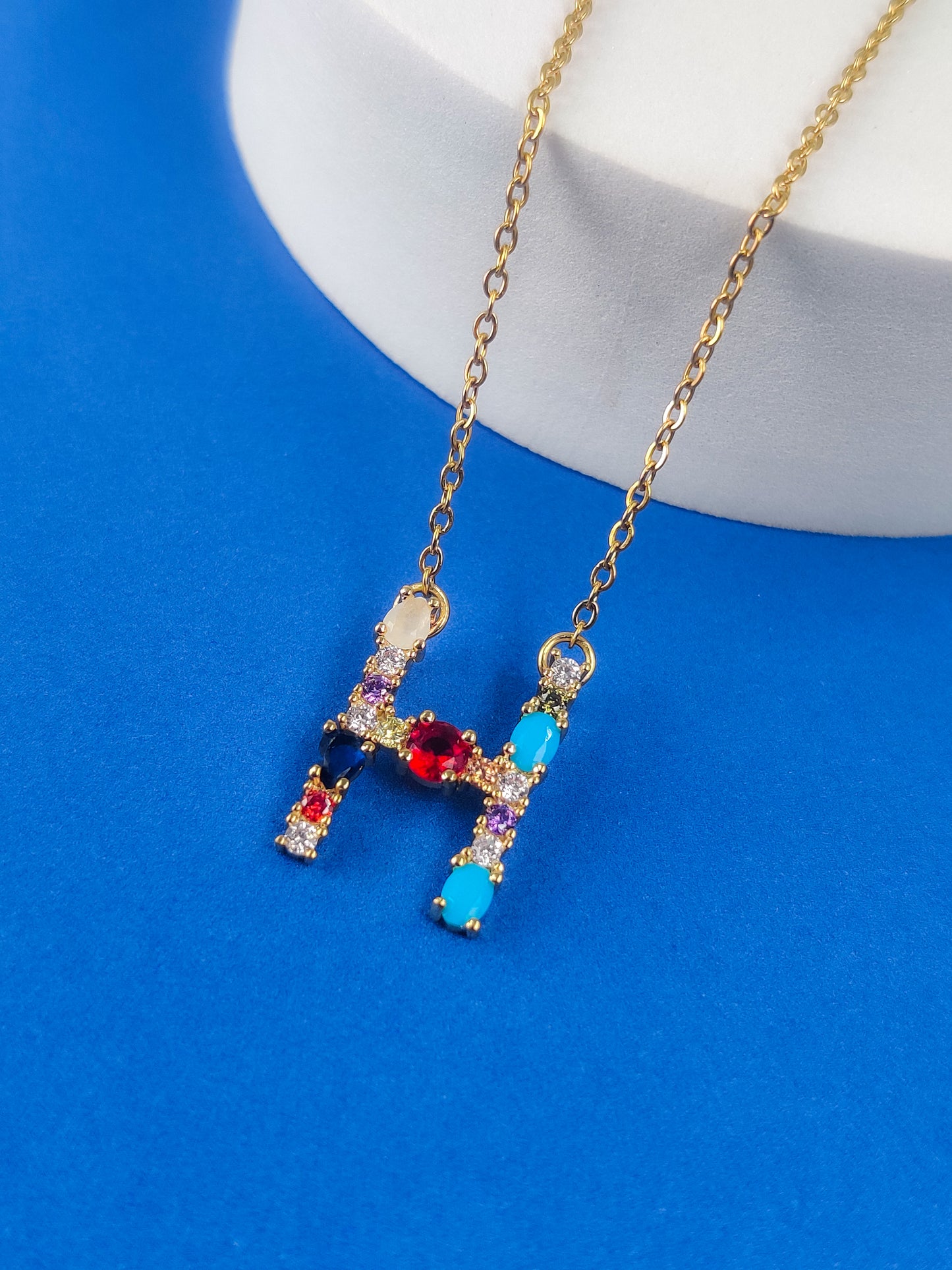 Monogram Letter H Necklace