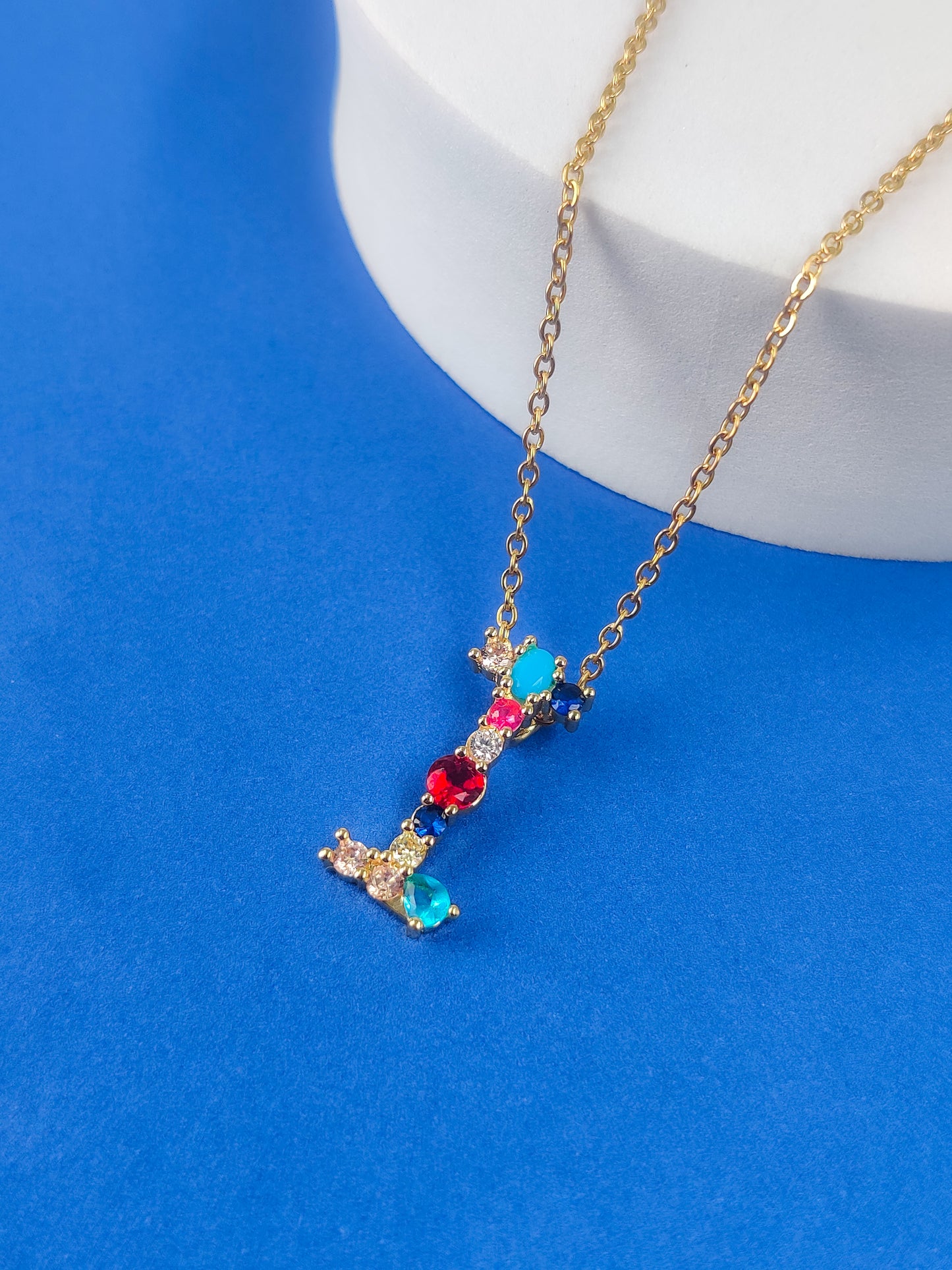 Monogram Letter "I" Necklace