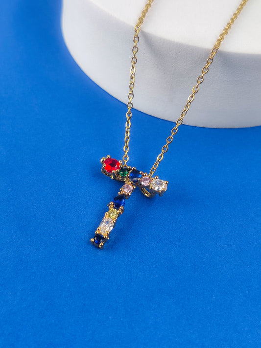 Monogram Letter T Necklace