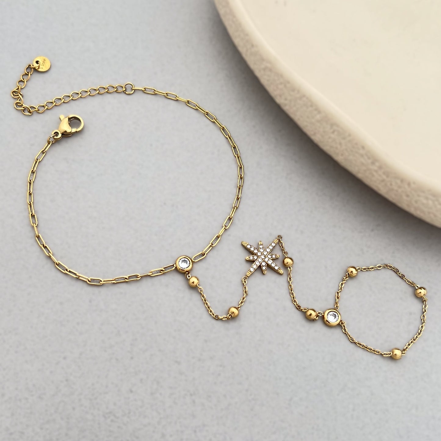 Luna Spark Handchain Bracelet