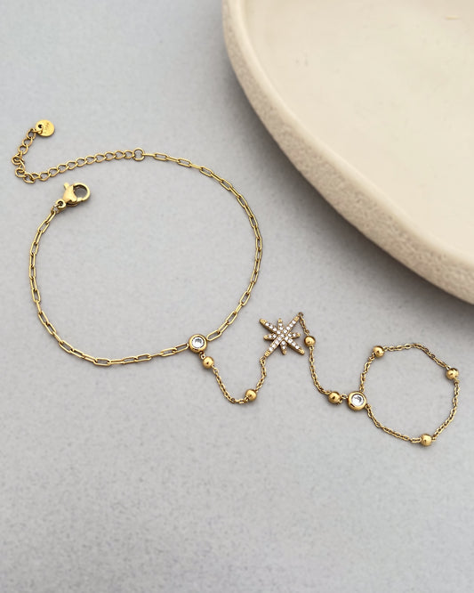 Luna Spark Handchain Bracelet
