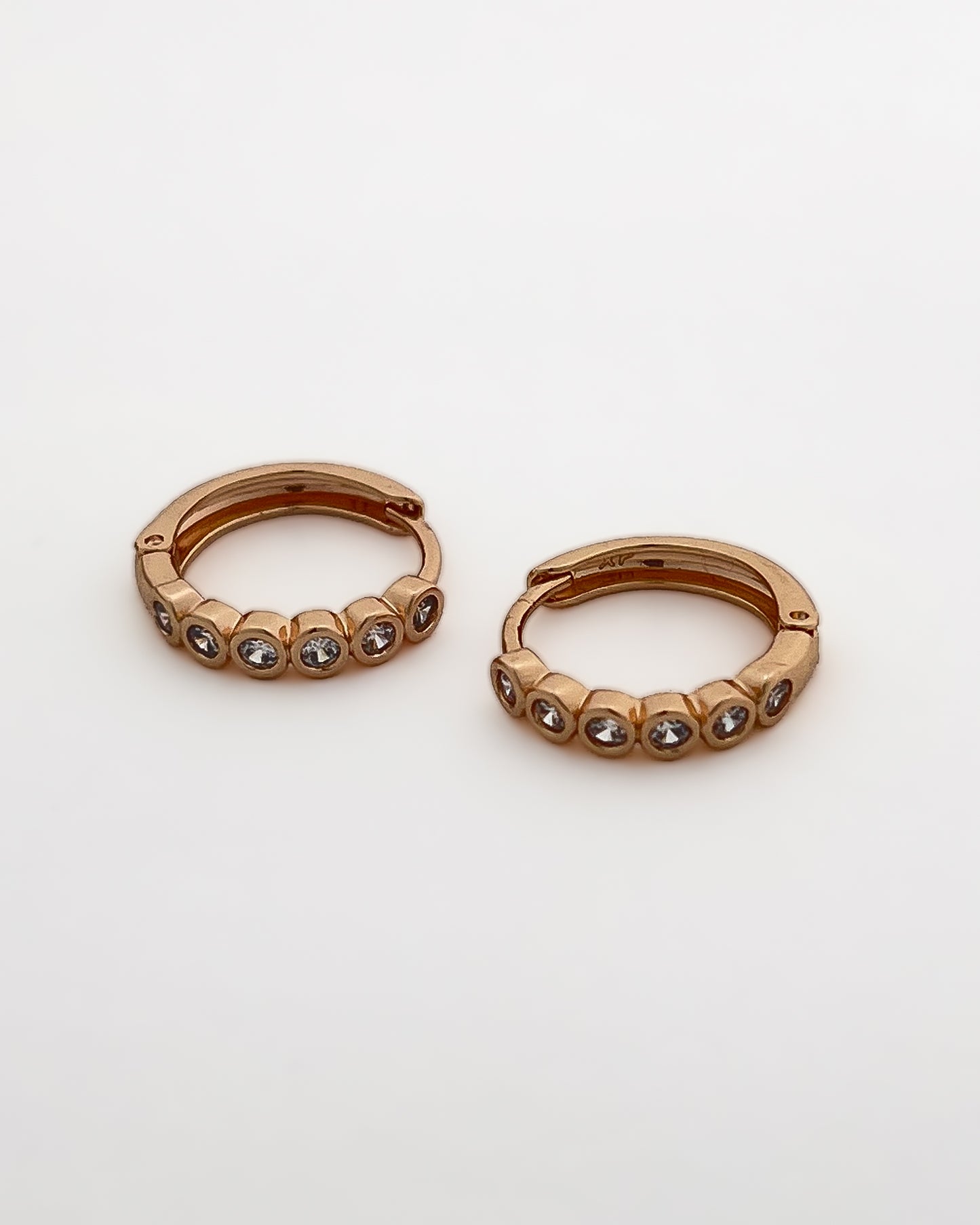 Twinkle Trail Huggie Hoops