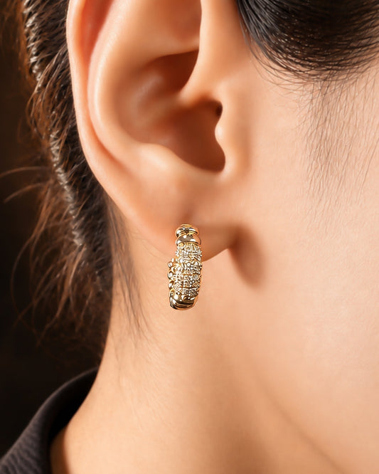 Ivy Royal Huggie Hoops