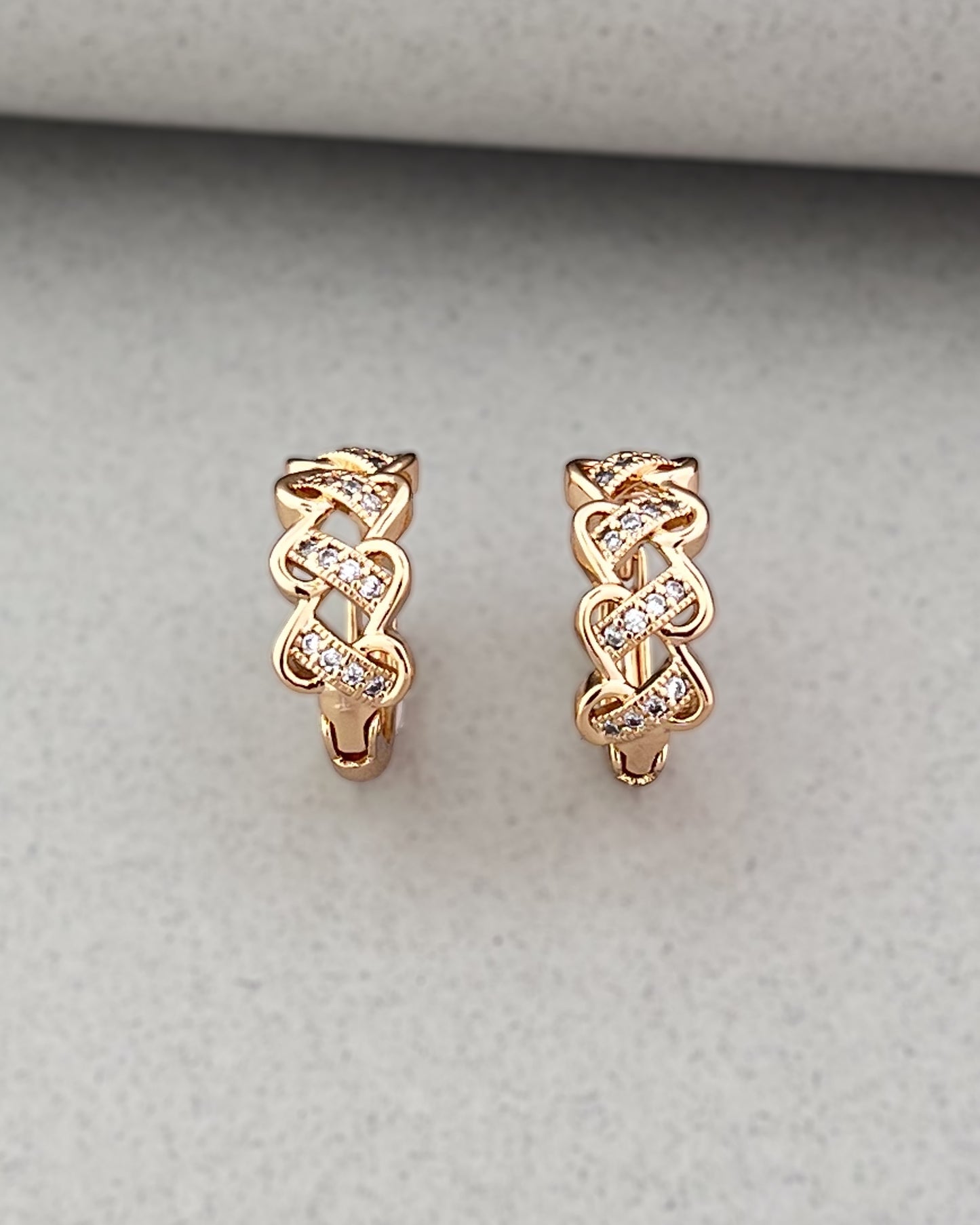 Nova Shine Huggie Hoops