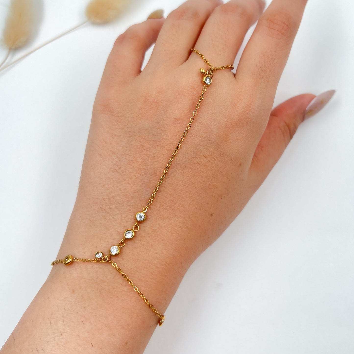 Glowline Handchain Bracelet