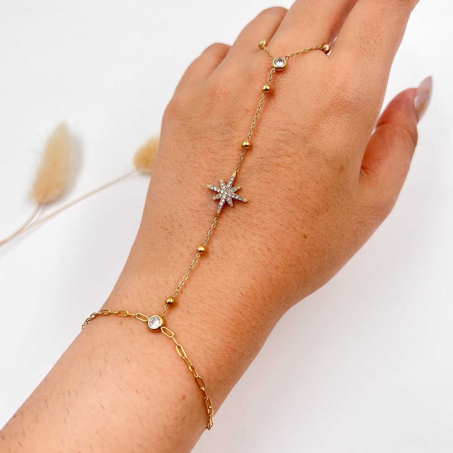 Luna Spark Handchain Bracelet