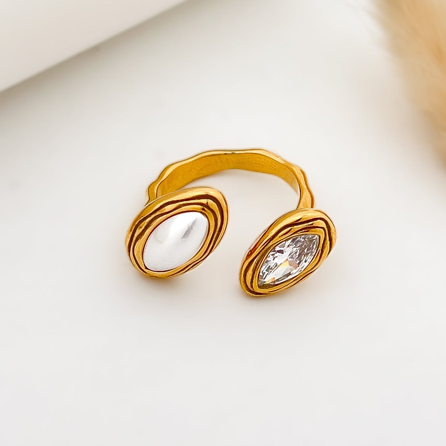 Golden Eclipse Ring