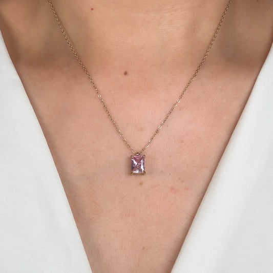 Pink Bennie Necklace