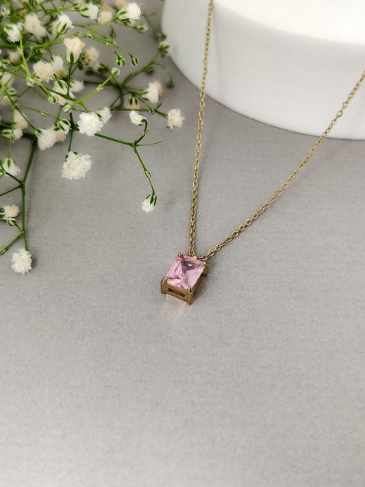Pink Bennie Necklace