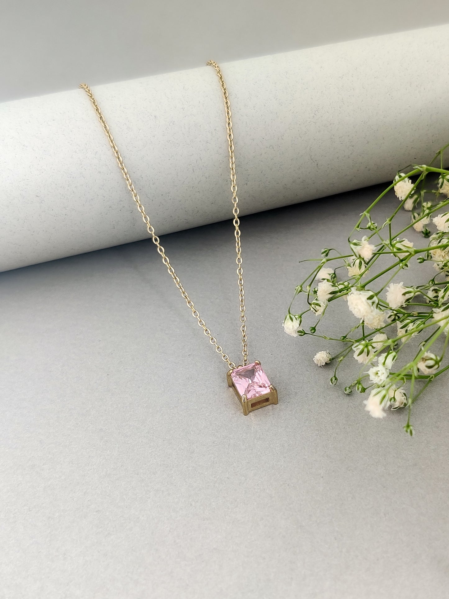 Pink Bennie Necklace