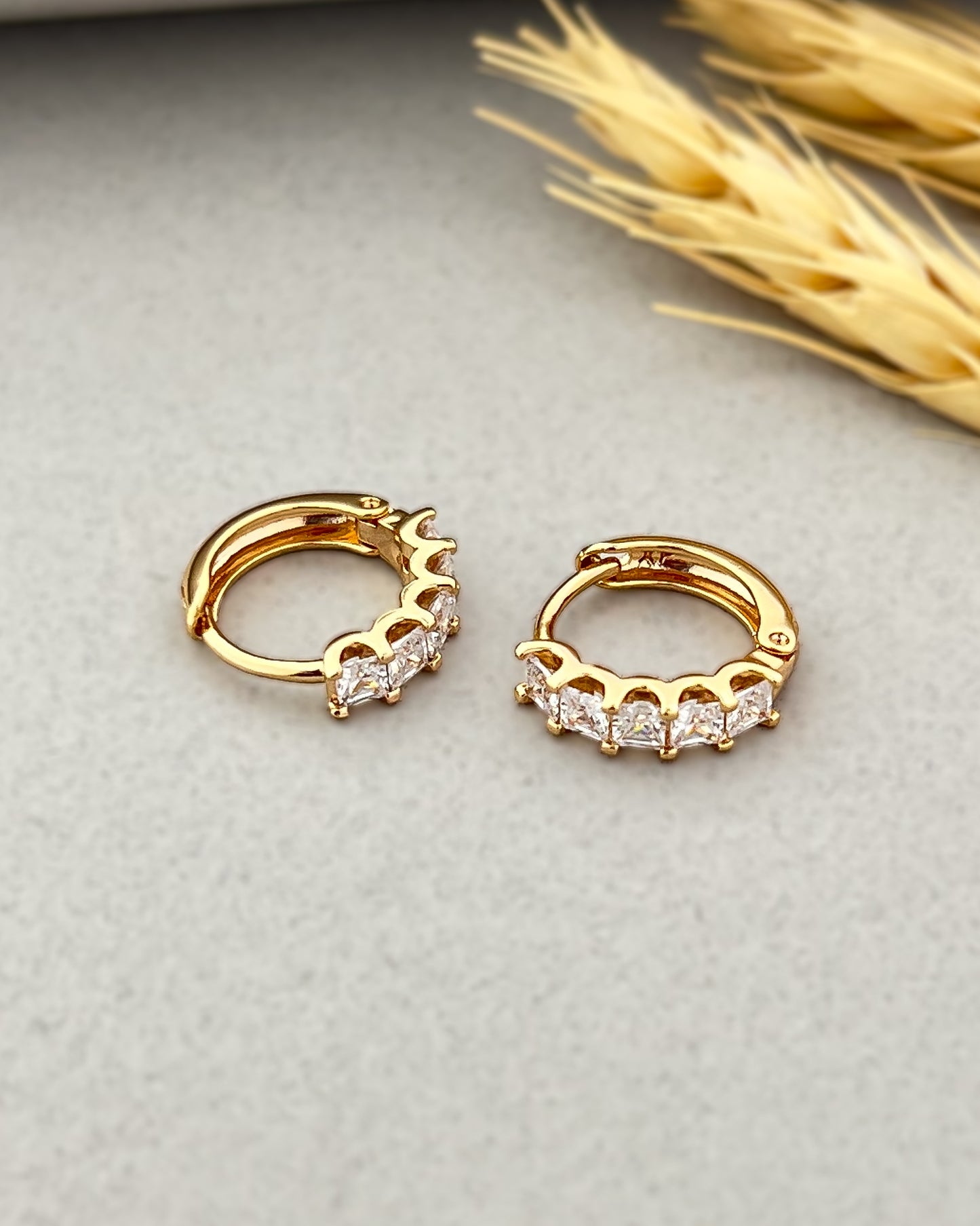 Starlight Huggie Hoops