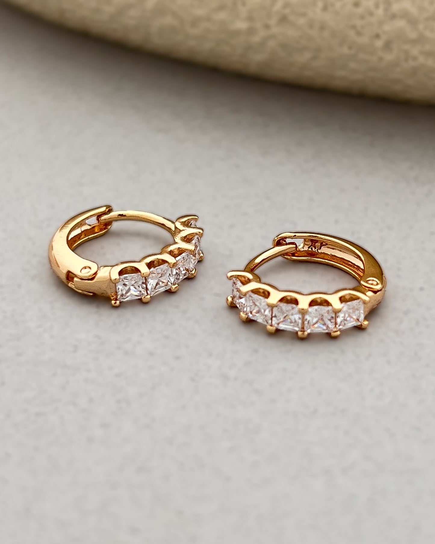 Starlight Huggie Hoops